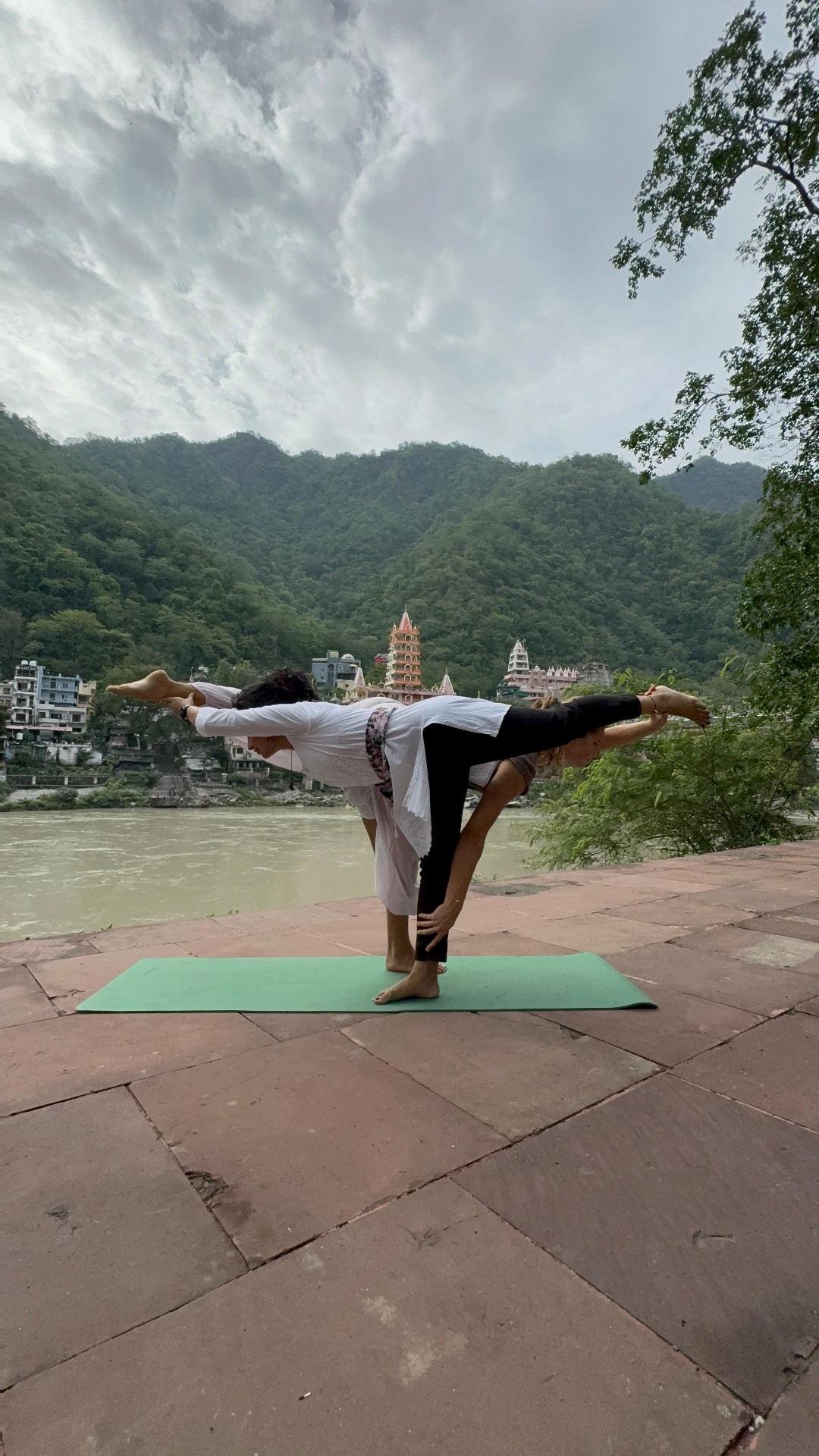 Yoga by the Ganga