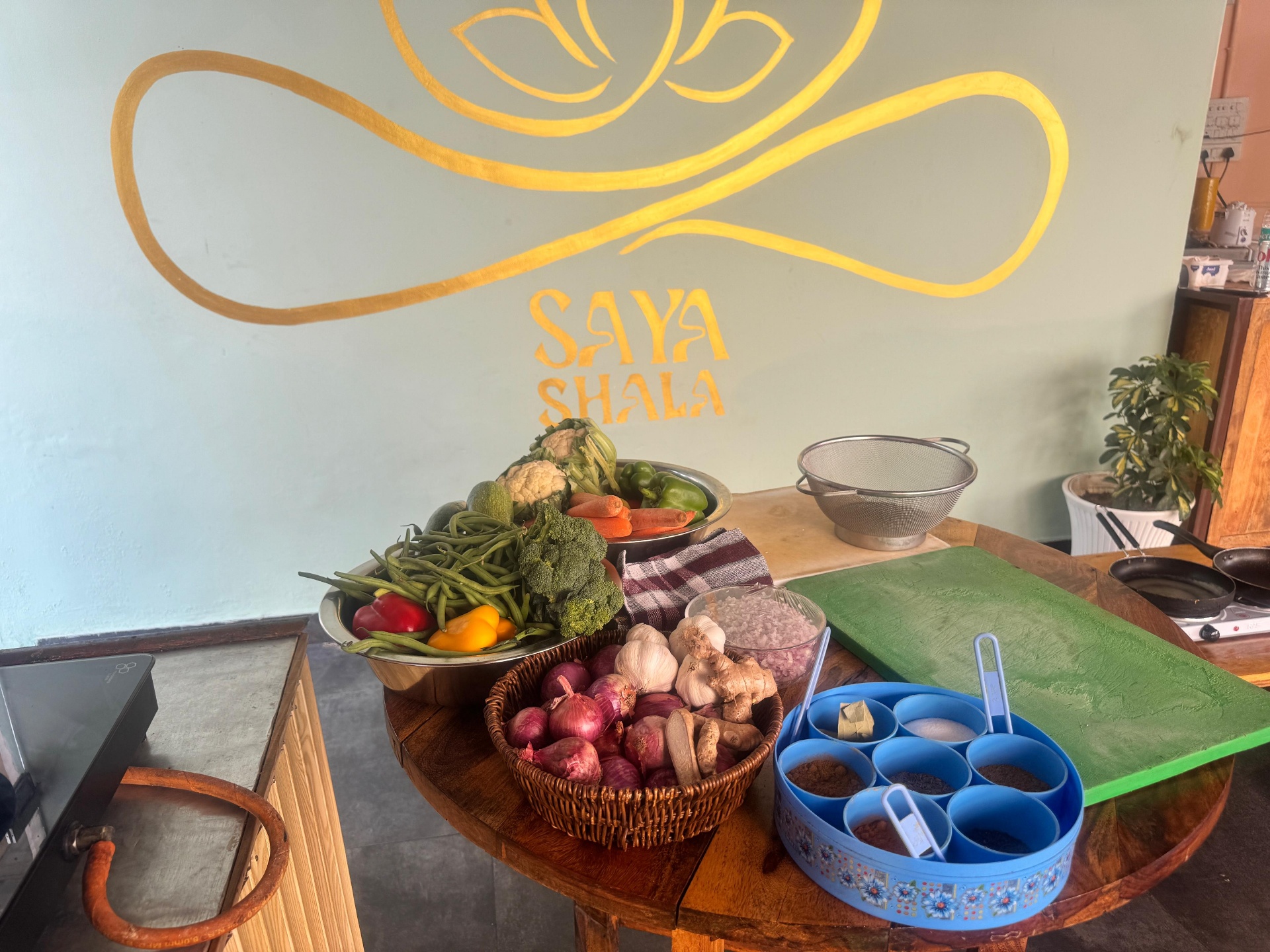Sattvic food at Saya Shala